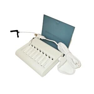 IKEA TJUGO Battery Charger with Storage Gray-Green - BRAND NEW